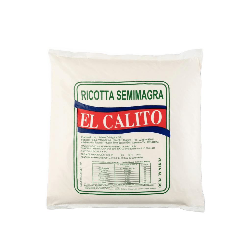 ricotta semimagra elcalito